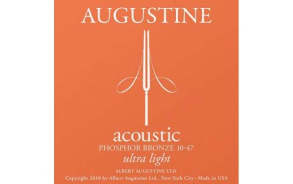 Augustine Gitarrensaiten Ultra Light Phosphor 10-47 – Bronze