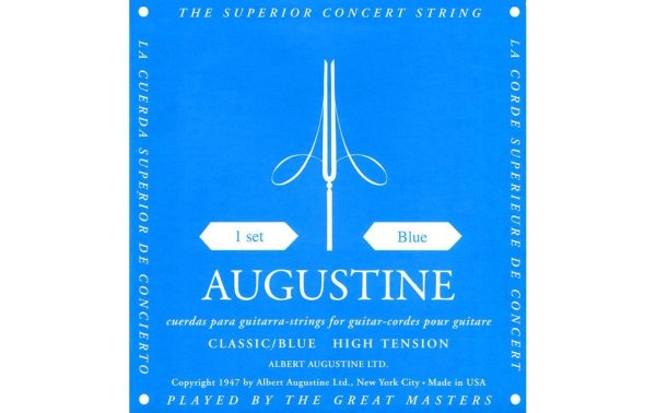 Augustine Gitarrensaiten Classic Blue Hard