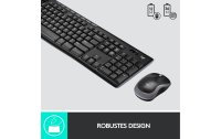 Logitech Tastatur-Maus-Set MK270 US-Layout