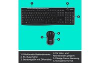 Logitech Tastatur-Maus-Set MK270 US-Layout