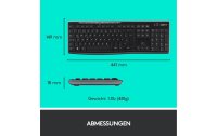 Logitech Tastatur-Maus-Set MK270 US-Layout