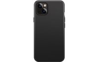 Xqisit Back Cover Silicone Case AB  iPhone 14 Plus MagSafe Schwarz