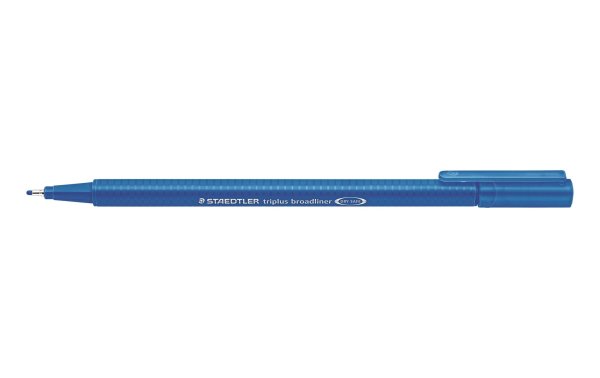 Staedtler Fineliner Triplus broadliner 338 0.8 mm, Ultramarinblau