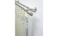Gardinia Vorhangring mit Gleiteinlage Edelstahl, 10 Stück