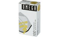 Omega Eckenklammer 100 Stück, Gold metallic