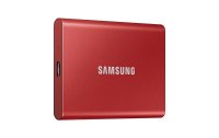 Samsung Externe SSD Portable T7 Non-Touch, 500 GB, Rot