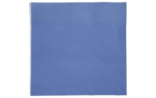 Creativ Company Papierservietten 33 cm x 33 cm, 20 Stück, Blau