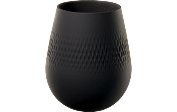 Villeroy & Boch Vase Collier noir Carré No.2 Schwarz