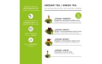 Creano Erblühteelini grüner Tee 12er Holzbox