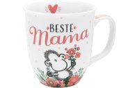 Sheepworld Kaffeetasse Beste Mama 400 ml, 1 Stück, Weiss