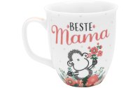 Sheepworld Kaffeetasse Beste Mama 400 ml, 1 Stück, Weiss