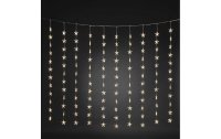 Konstsmide LED-Lichtervorhang mit Sternen 120 LED, 1.4 m