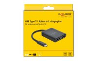 Delock 2-Port Signalsplitter USB-C – Displayport...