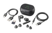 Poly Headset Voyager Free 60+ UC USB-A, Schwarz