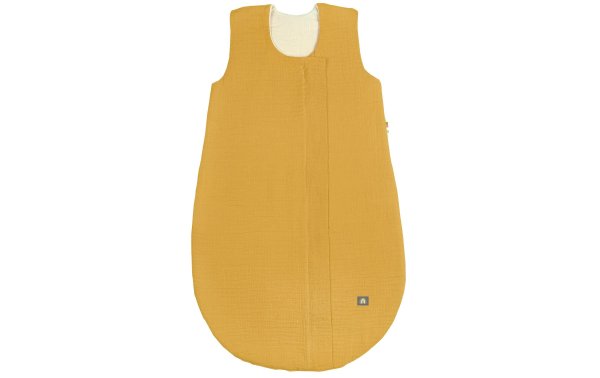 Odenwälder Baby-Sommerschlafsack Musselin Mustard Gr. 80