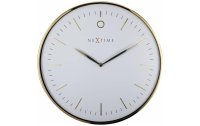 NeXtime Wanduhr Glamour Ø 40 cm Gold