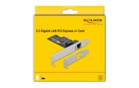 Delock Netzwerkkarte 1x 2.5Gbps LAN, RTL8125B PCI-Express x1/RJ-45