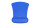 Delock Ergonomische Mausmatte mit Handballenauflage, blau Blau