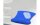Delock Ergonomische Mausmatte mit Handballenauflage, blau Blau