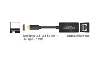 Delock Netzwerk-Adapter 1 Gbps USB Typ-C