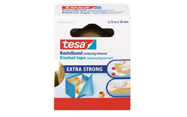 tesa Bastelkleber 38 mm x 2.75 m, Transparent