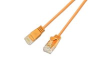 SLIM Slimpatchkabel  Cat 6, UTP, 1 m, Orange