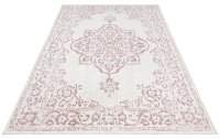 Northrugs Teppich Outdoor Beach, 160 x 230 cm, Creme-Rosa