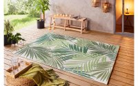 Northrugs Teppich Beach Vai, 120 x 170 cm, Beige/Grün