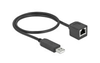 Delock Konsolenkabel USB-A zu RS-232 RJ45, 50 cm
