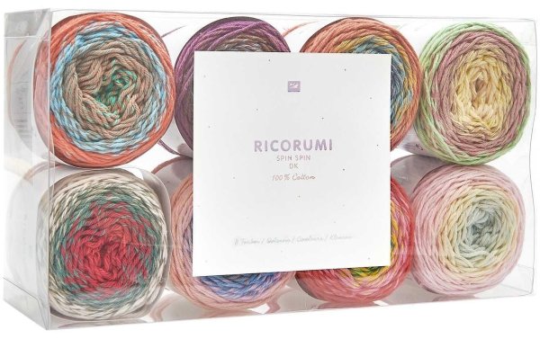 Rico Design Wolle Ricorumi Spin Spin 50 g, 8-er Set