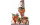 Opiflor Pflanzentopf mit Harzoptik Braun/Terracotta