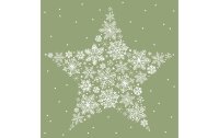 Braun + Company Weihnachtsservietten Crystal Star 33 cm x...
