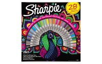 Sharpie Permanent-Marker Big Box Peacock 28er-Set