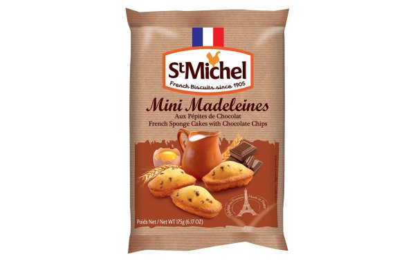 St.Michel Mini Madeleines mit Schokosplittern 175 g