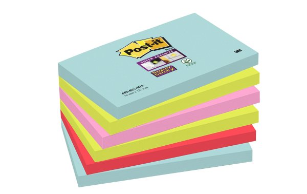 Post-it Notizzettel Post-it Super Sticky Notes 12.7 cm x 7.6 cm