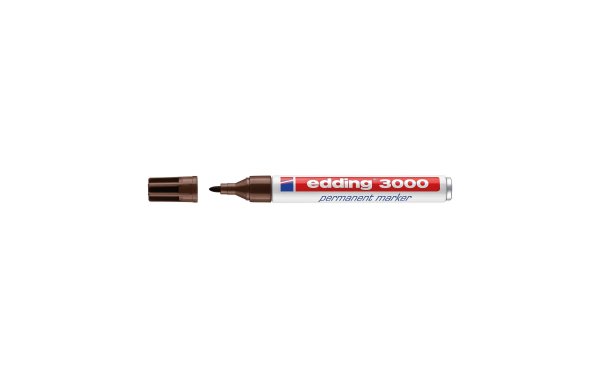 edding Permanent-Marker 3000 Dunkelbraun