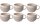 Villeroy & Boch Kaffeetasse Perlemor Sand 190 ml, 6 Stück, Beige