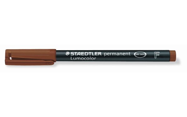 Staedtler Folienstift Lumocolor 318 F Braun, permanent