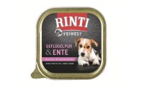 Rinti Nassfutter Feinest Geflügel Pur & Ente, 11 x 150 g