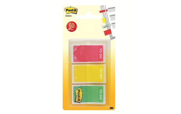 Post-it Page Marker Post-it Index  ToDo, 3 x 20 Stück