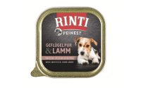 Rinti Nassfutter Feinest Geflügel Pur & Lamm, 11 x 150 g