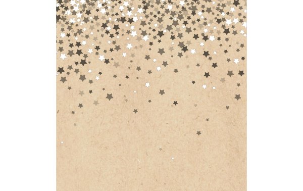 Braun + Company Weihnachtsservietten Sternenzauber 33 cm x 33 cm, 20 Stück