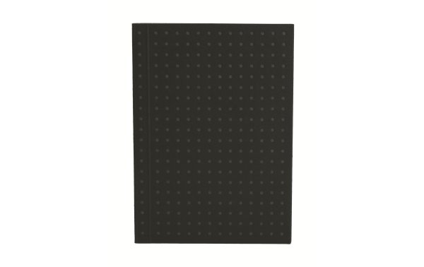 PaperOh Notizbuch Circulo A7, Blanko, Schwarz