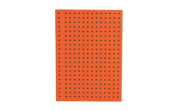 PaperOh Notizbuch Circulo A7, Blanko, Orange