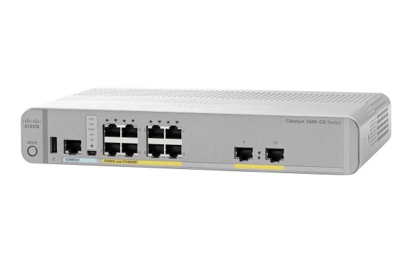 Cisco PoE+ Switch 3560CX-8PT-S 10 Port