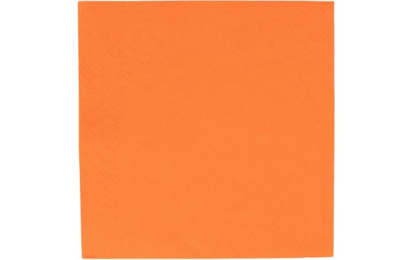 tabletop Papierservietten 33 cm x 33 cm, 100 Stück, Orange
