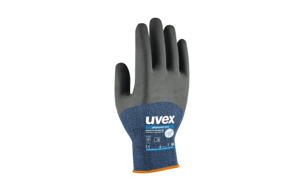 uvex Montagehandschuh Phynomic Pro, 8, Blau/Grau, 10 Paar