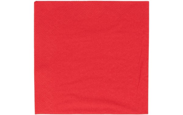 tabletop Papierservietten 33 cm x 33 cm, 100 Stück, Rot