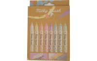 pentel Milky Brush Mehrfarbig, 8-teilig