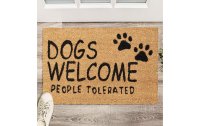 relaxdays Fussmatte Dogs Welcome 40 cm x 60 cm